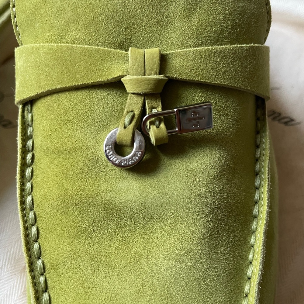 Loro Piana Suede Slip-On Loafers - Picture 5 of 10